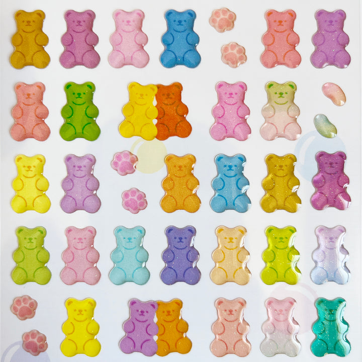 Gummy Bear Sticker Sheet