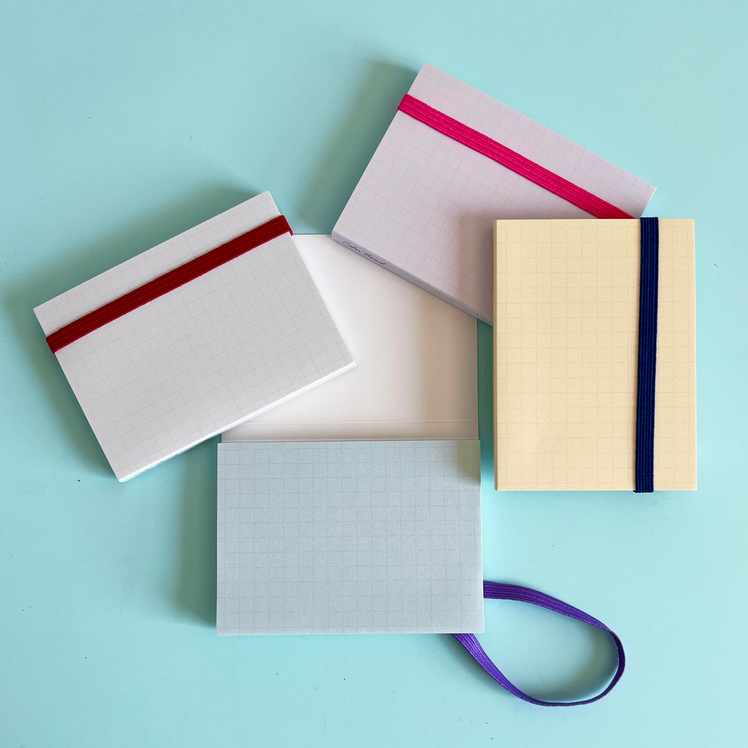 Color Band Grid Sticky Notes