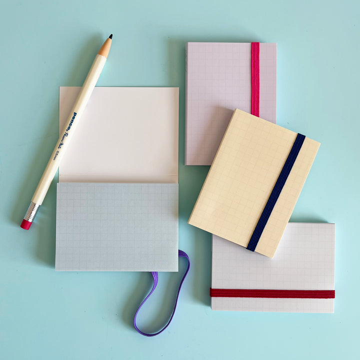 Color Band Grid Sticky Notes