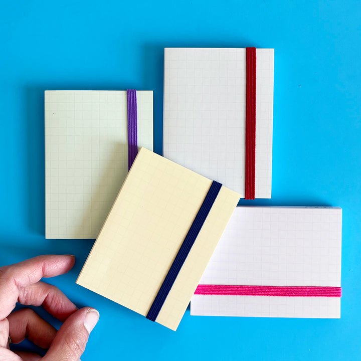 Color Band Grid Sticky Notes