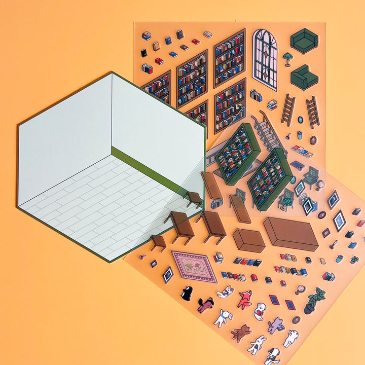 Animal Life 3D Diorama Sticker Kit