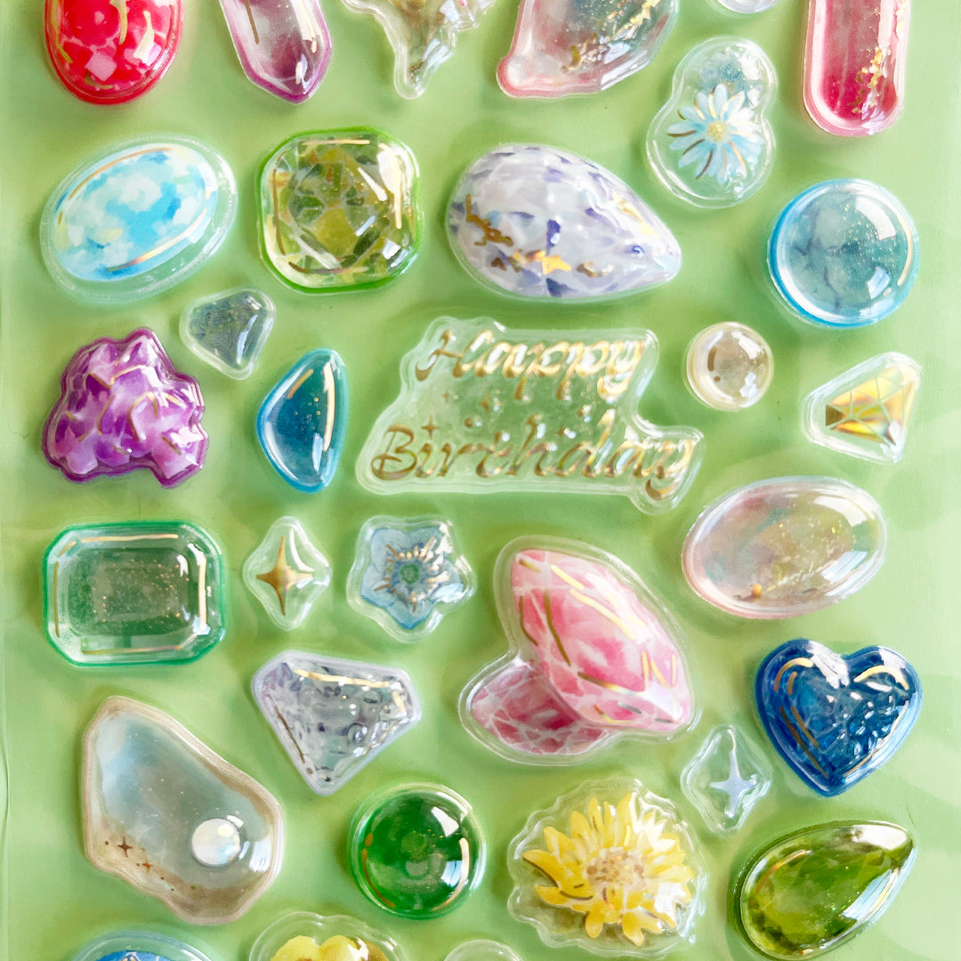 Birthstone Bonbon Drop Stickers