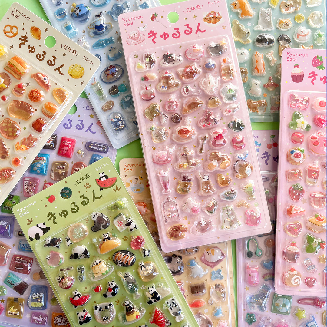 Kyururun Bonbon Drop Stickers