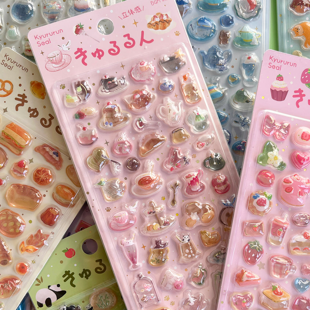 Kyururun Bonbon Drop Stickers
