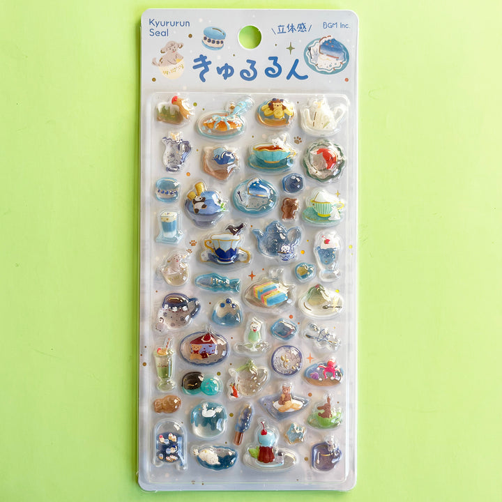 Kyururun Bonbon Drop Stickers