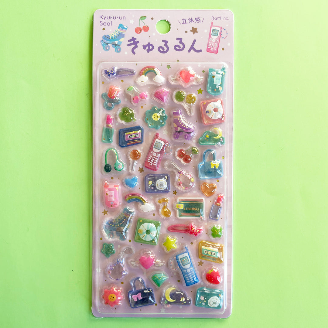 Kyururun Bonbon Drop Stickers