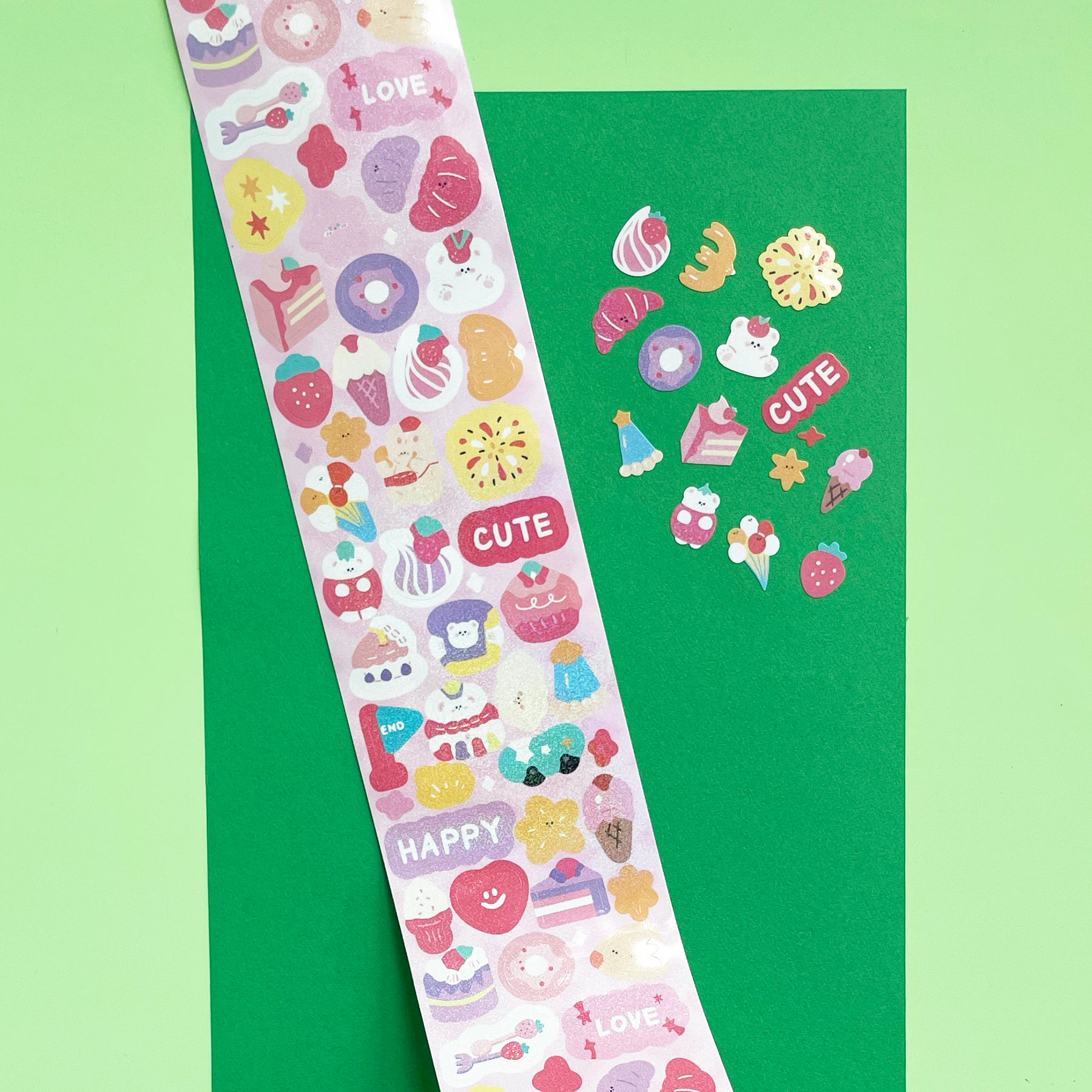 Sticker Mini Spring Roll Sweets and Treats Petit Sticker Roll – Fair Play Projects