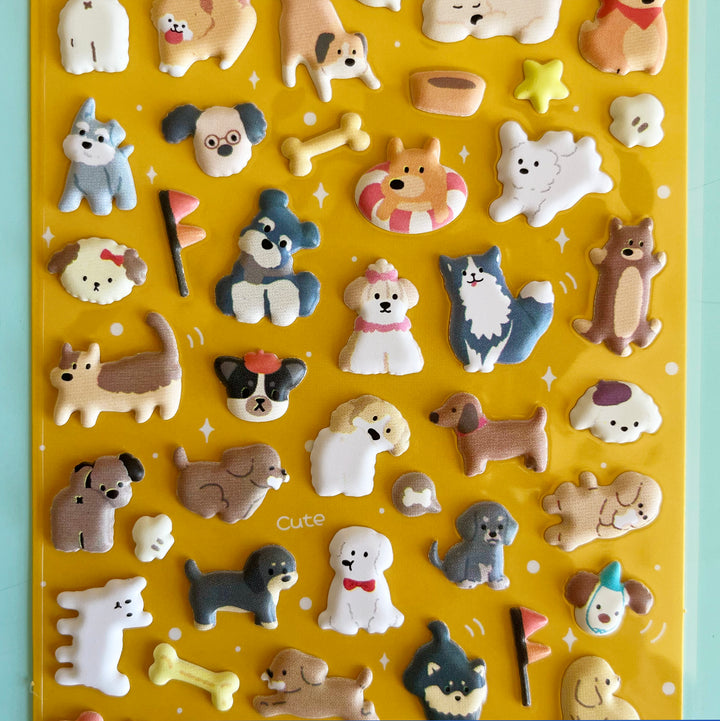 Puffy Life Sticker Sheet