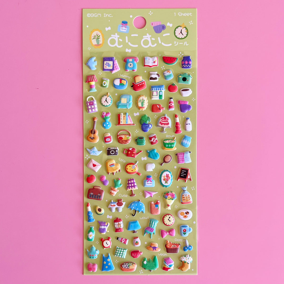 Puffy Life Sticker Sheet