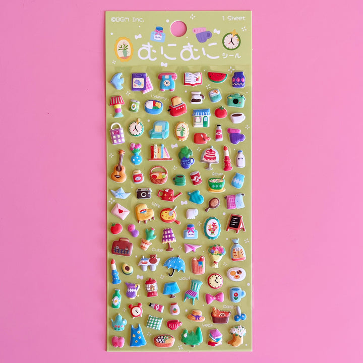 Puffy Life Sticker Sheet