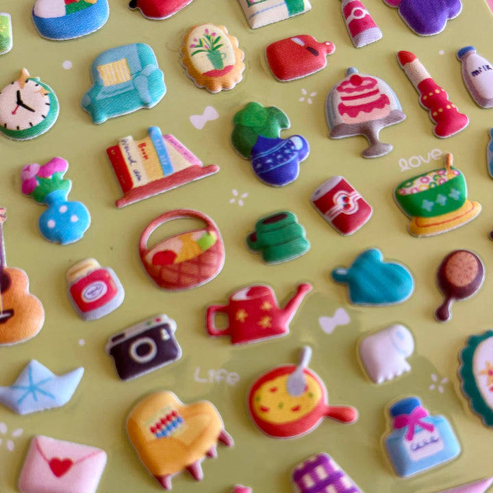 Puffy Life Sticker Sheet