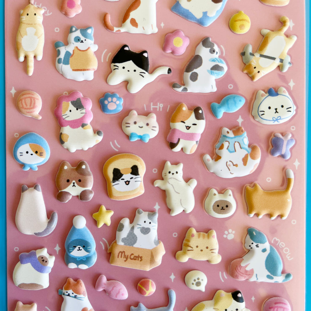 Puffy Life Sticker Sheet