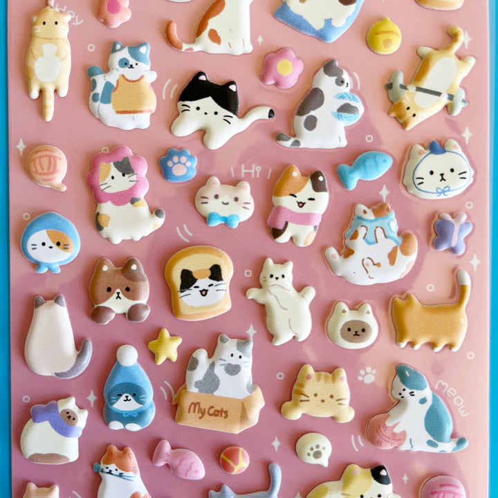 Puffy Life Sticker Sheet