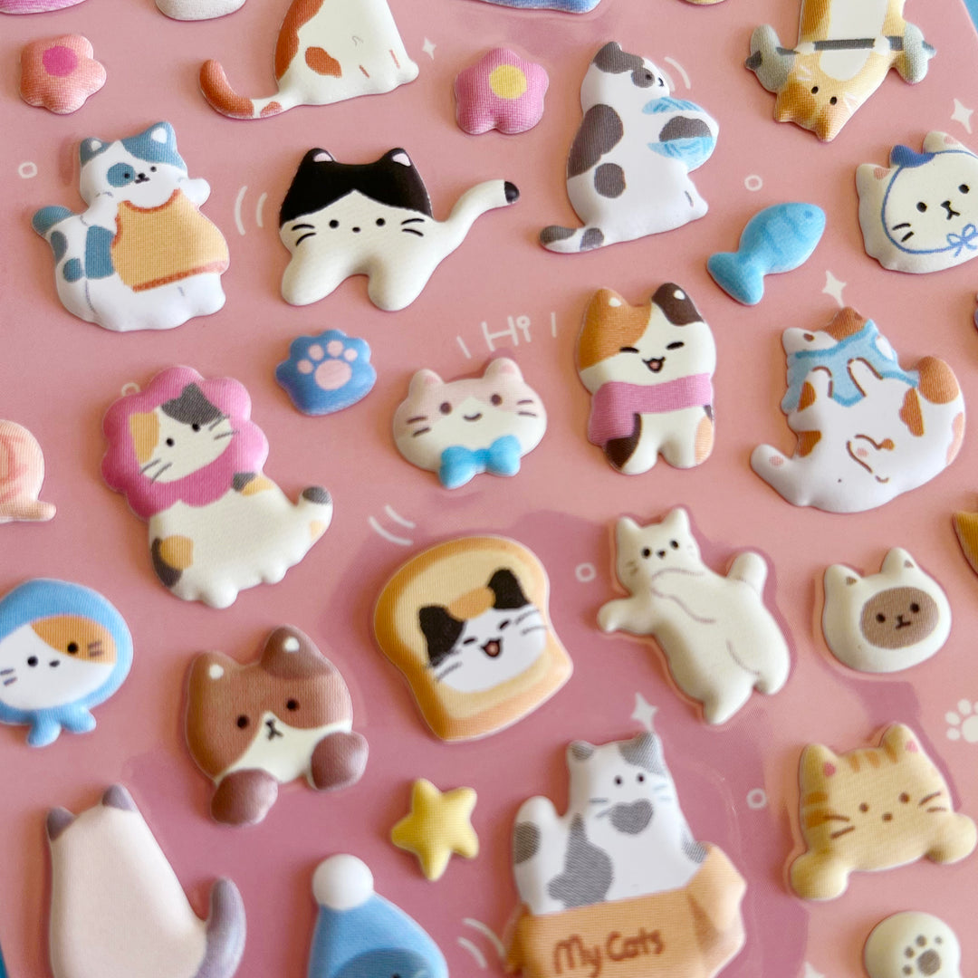 Puffy Life Sticker Sheet