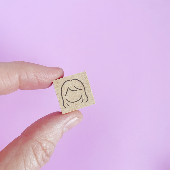 Blank Faces and Speech Bubble Stamps