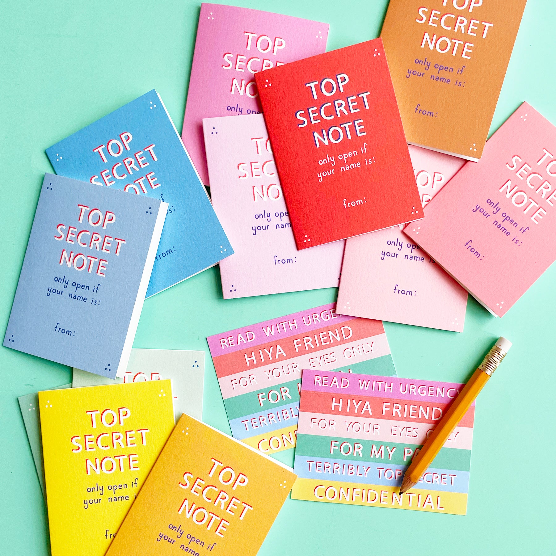 Top Secret Note Card Set – Fair Play Projects