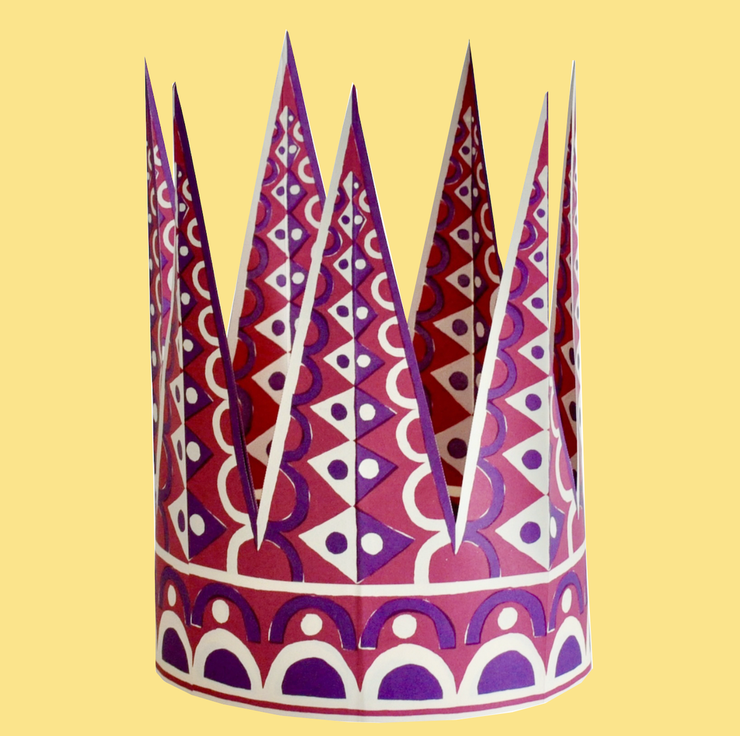 Set of 6 Paper Crowns