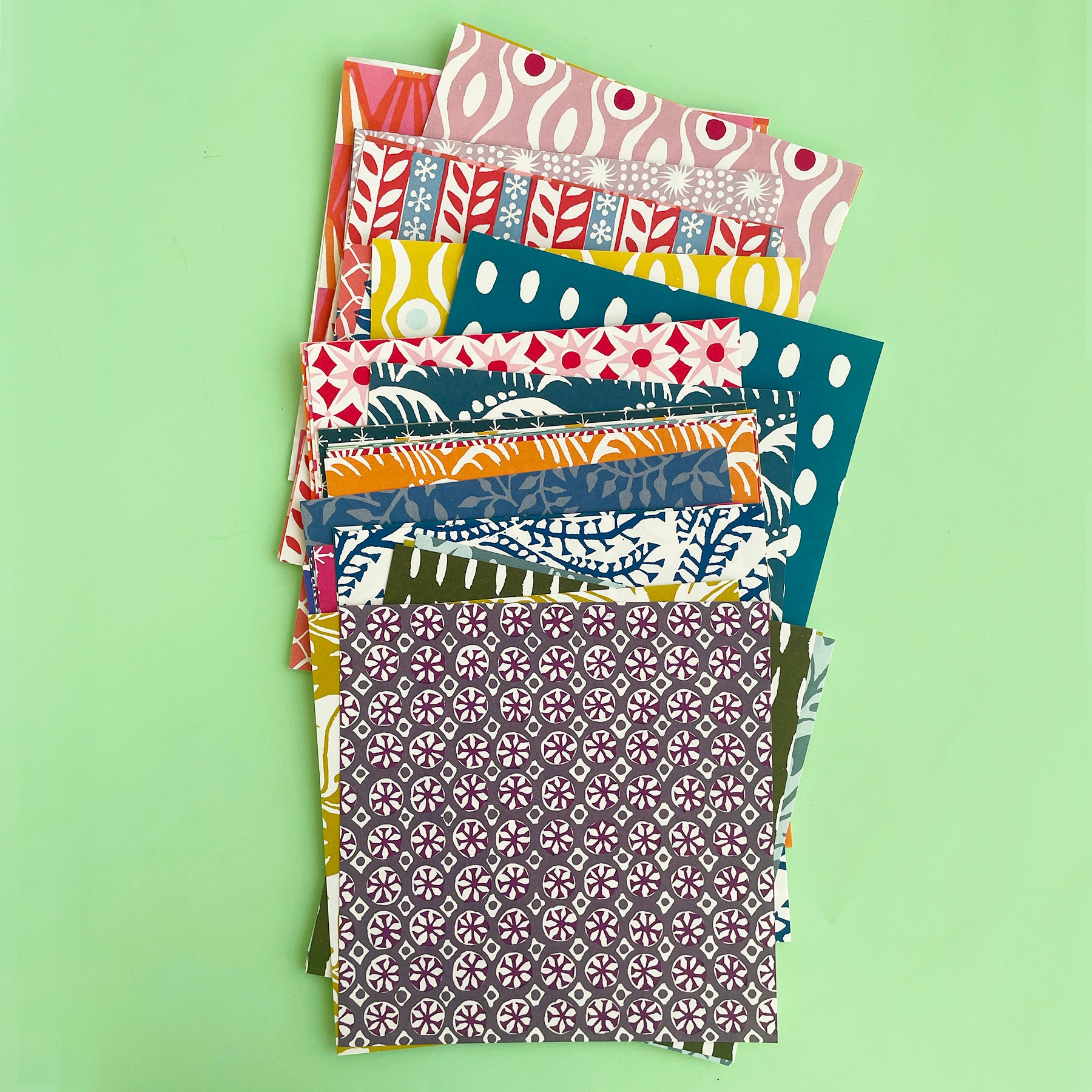 Patterned Craft Paper Malta Mixed Pattern Handprinted Craft Paper – Fair Play Projects