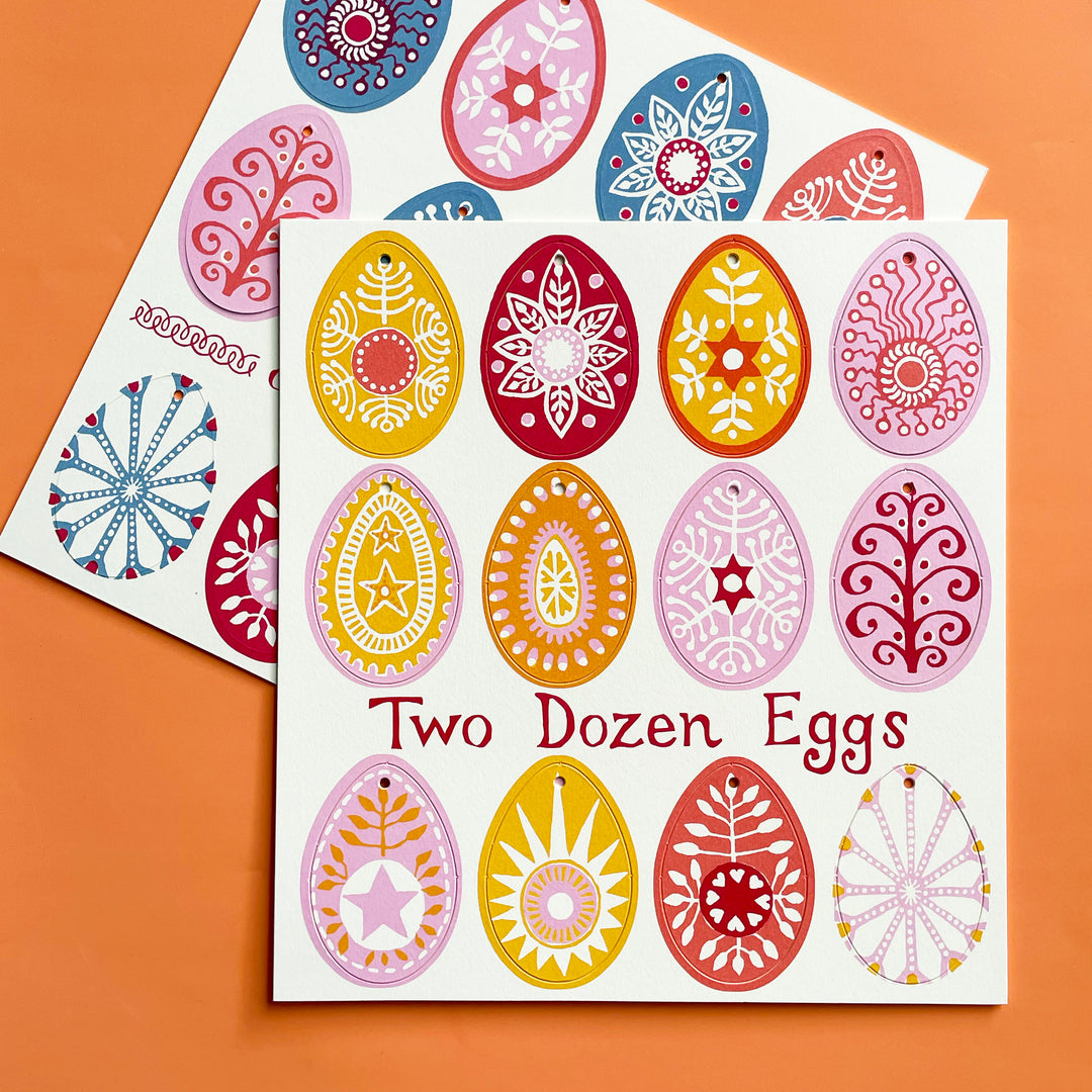 Two Dozen Easter Egg Ornaments
