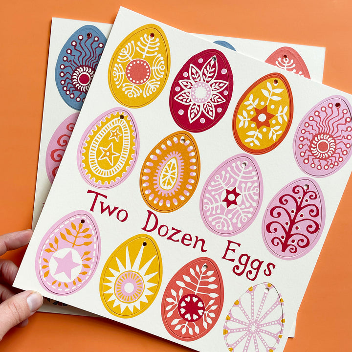 Two Dozen Easter Egg Ornaments