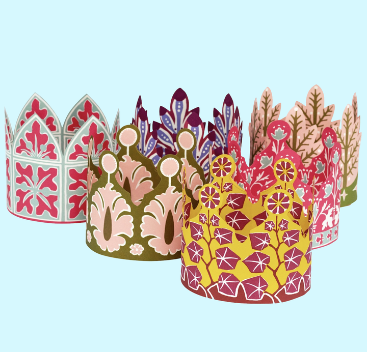 Set of 6 Paper Coronets