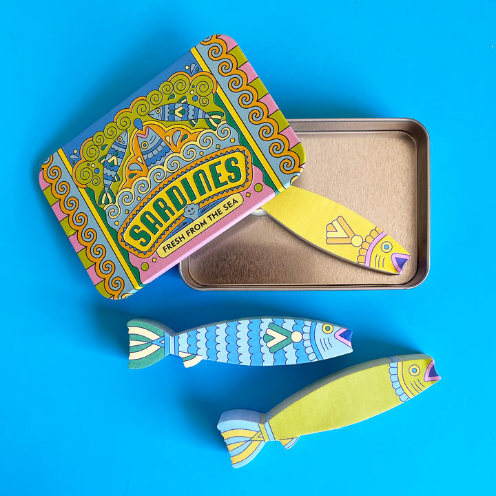 Sardines Fishy Sticky Notes