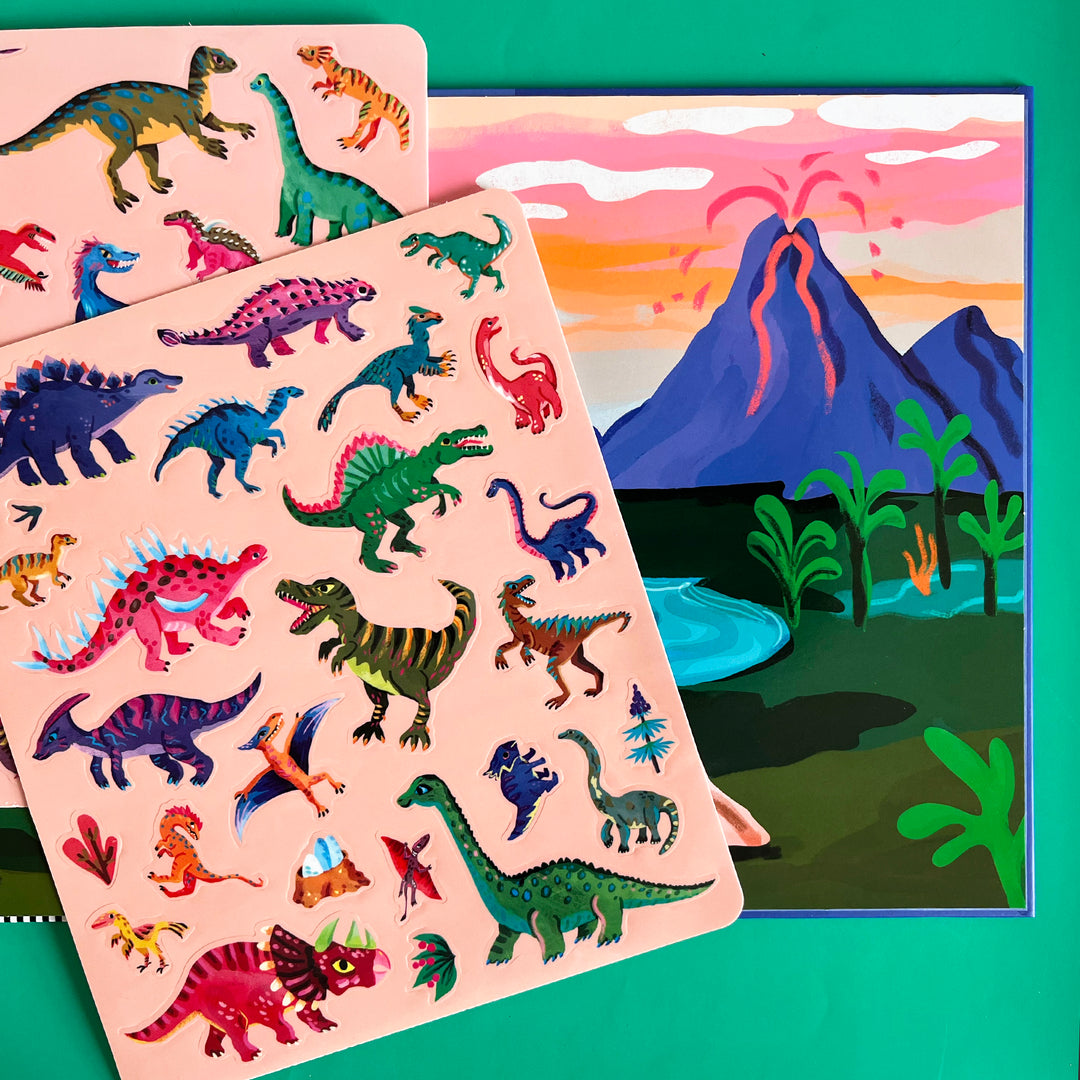 Dinosaur Park Sticker Play