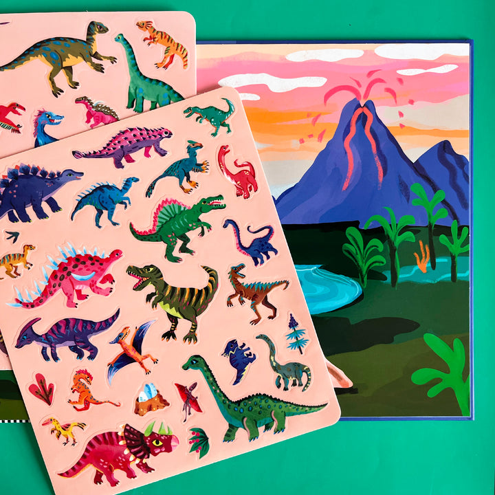 Dinosaur Park Sticker Play