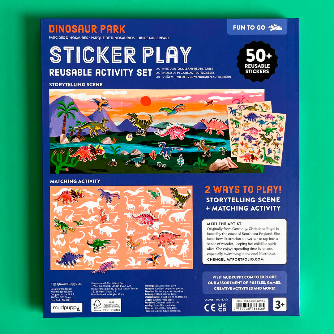 Dinosaur Park Sticker Play