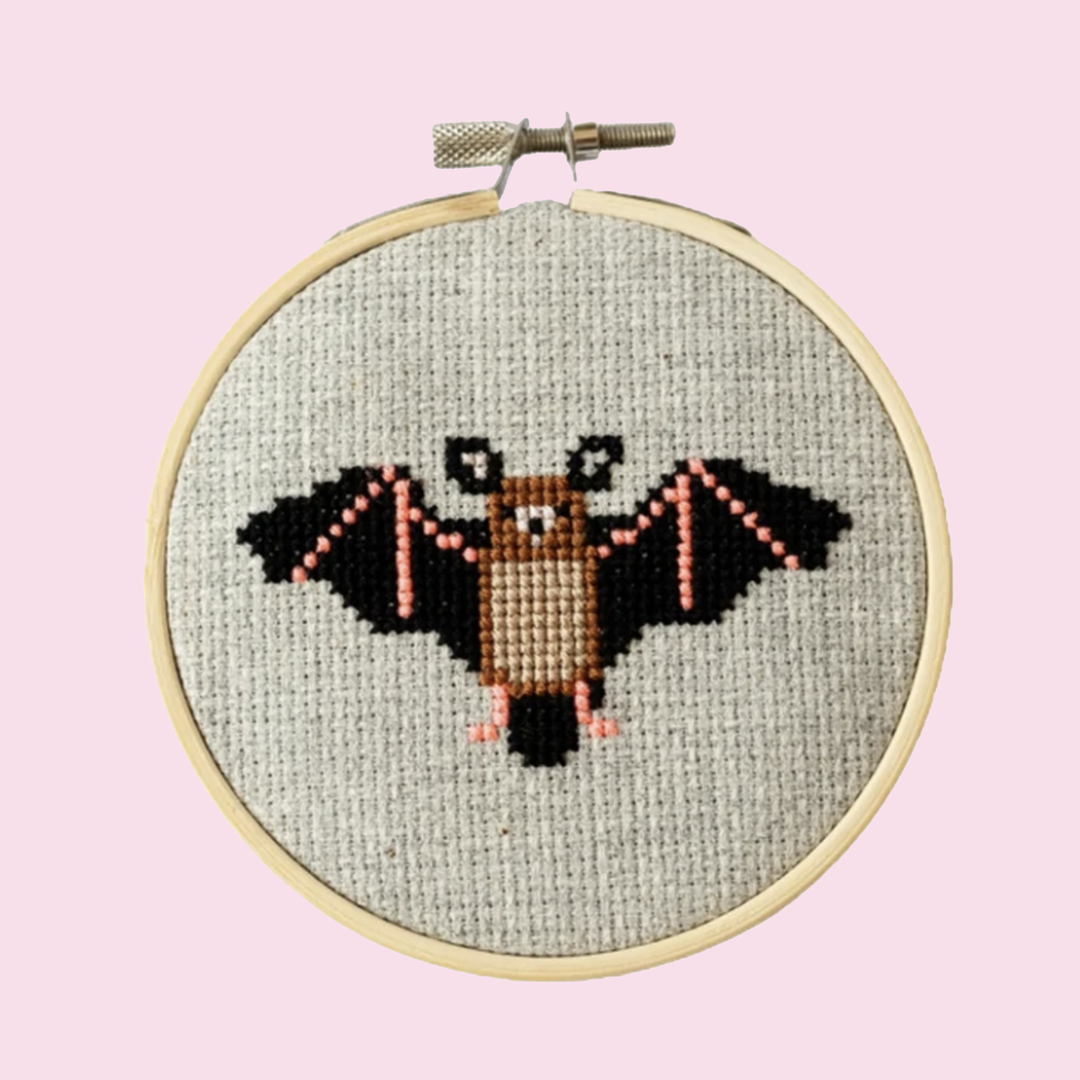 Bat Cross Stitch Kit
