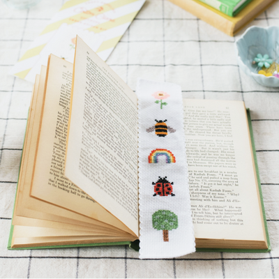 Nature Rainbow Cross Stitch Bookmark Kit