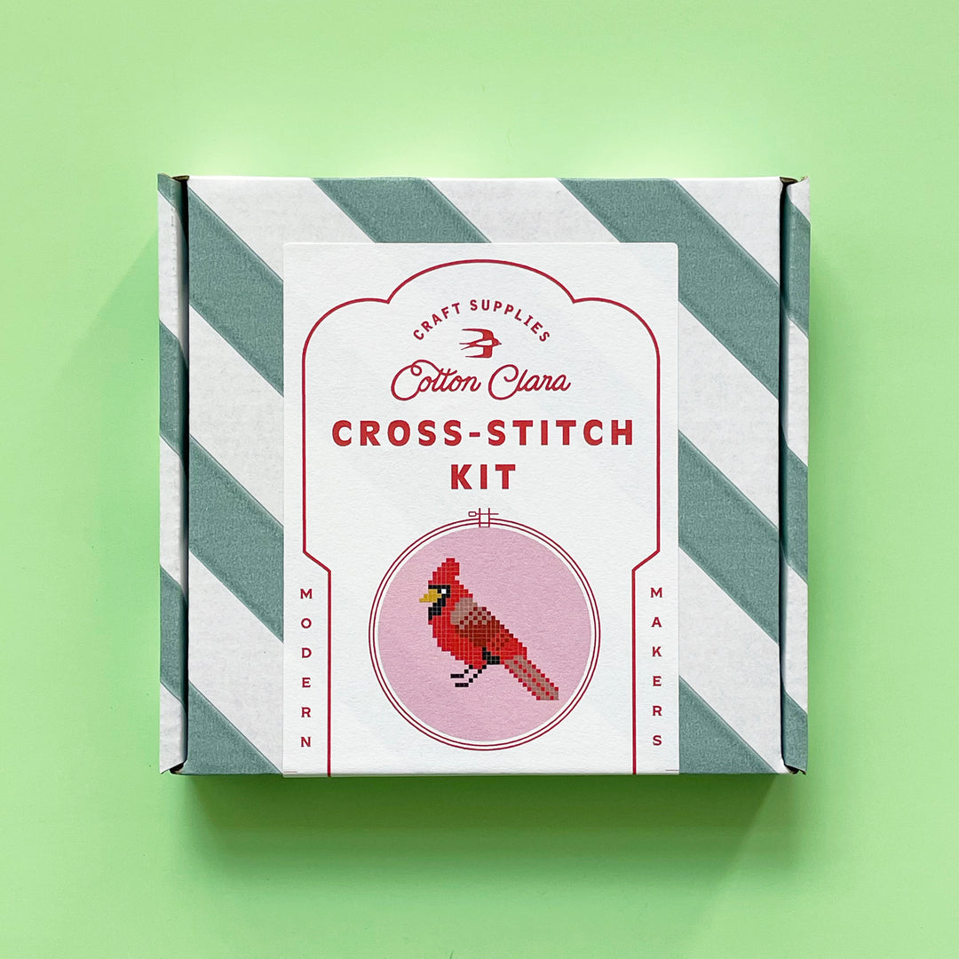 Cardinal Cross Stitch Kit