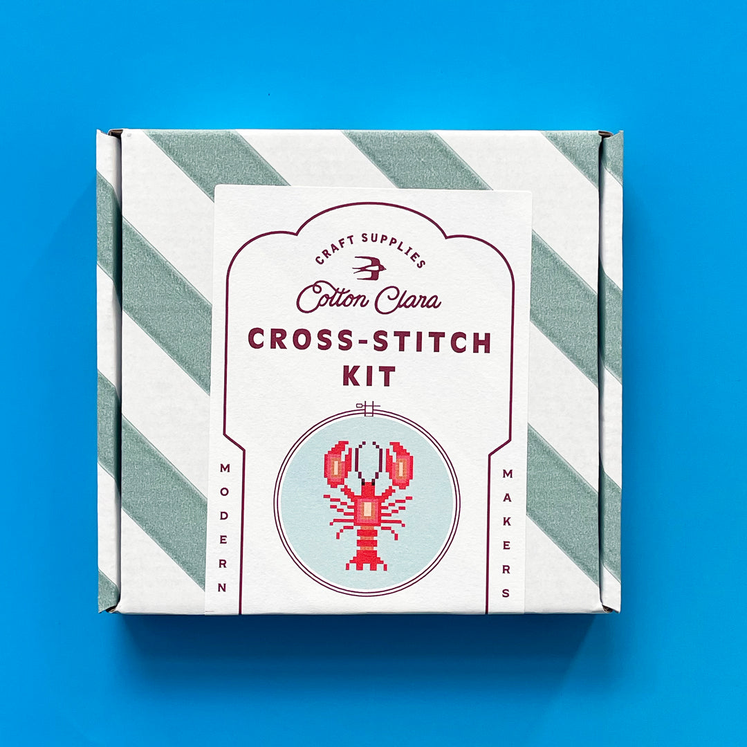 Lobster Cross Stitch Kit