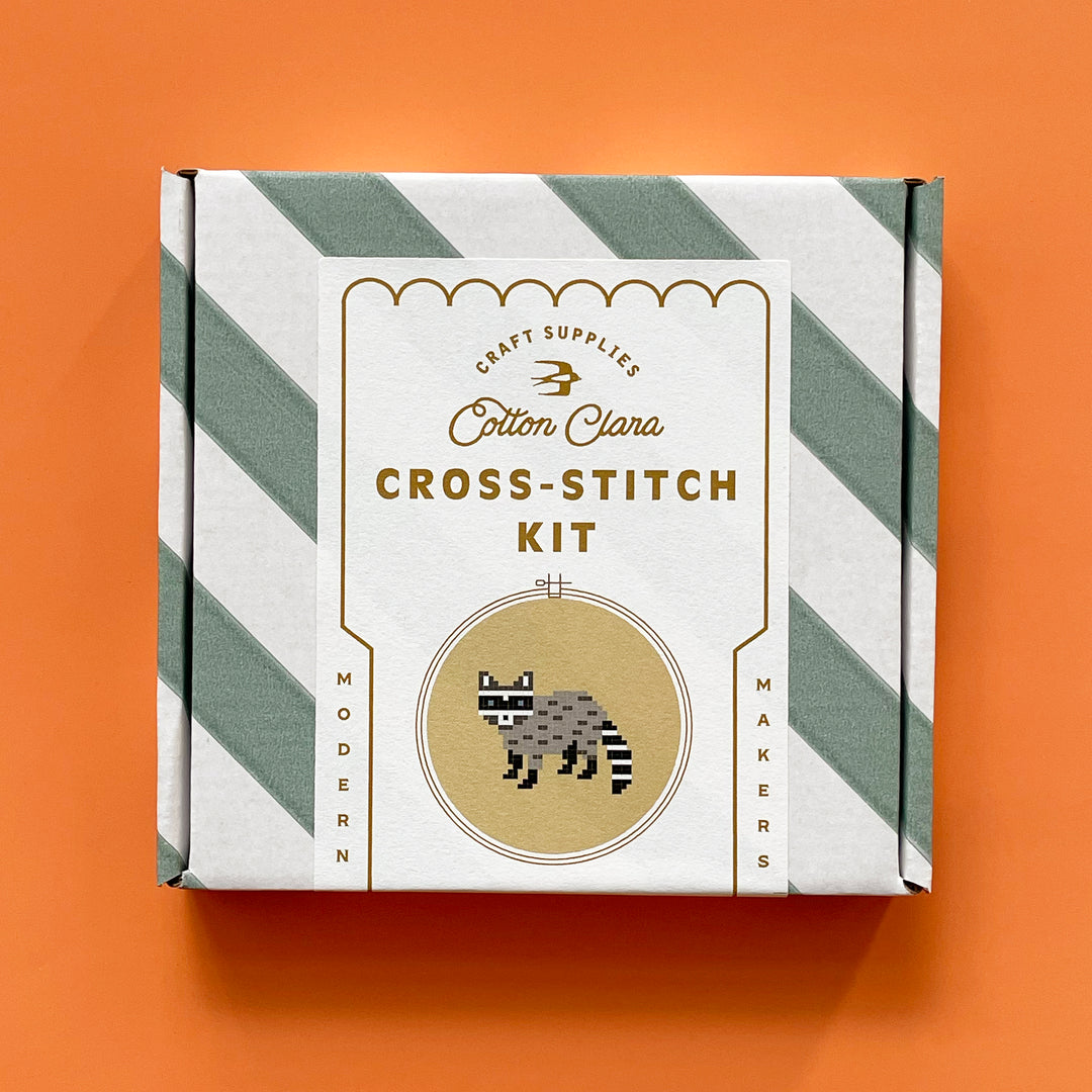 Raccoon Cross Stitch Kit