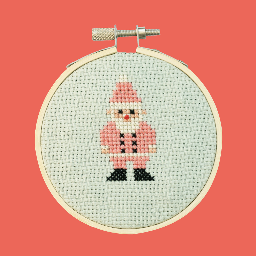 Santa Cross Stitch Kit