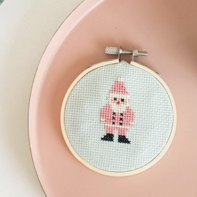 Santa Cross Stitch Kit