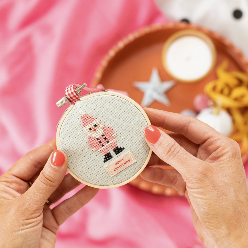 Santa Cross Stitch Kit