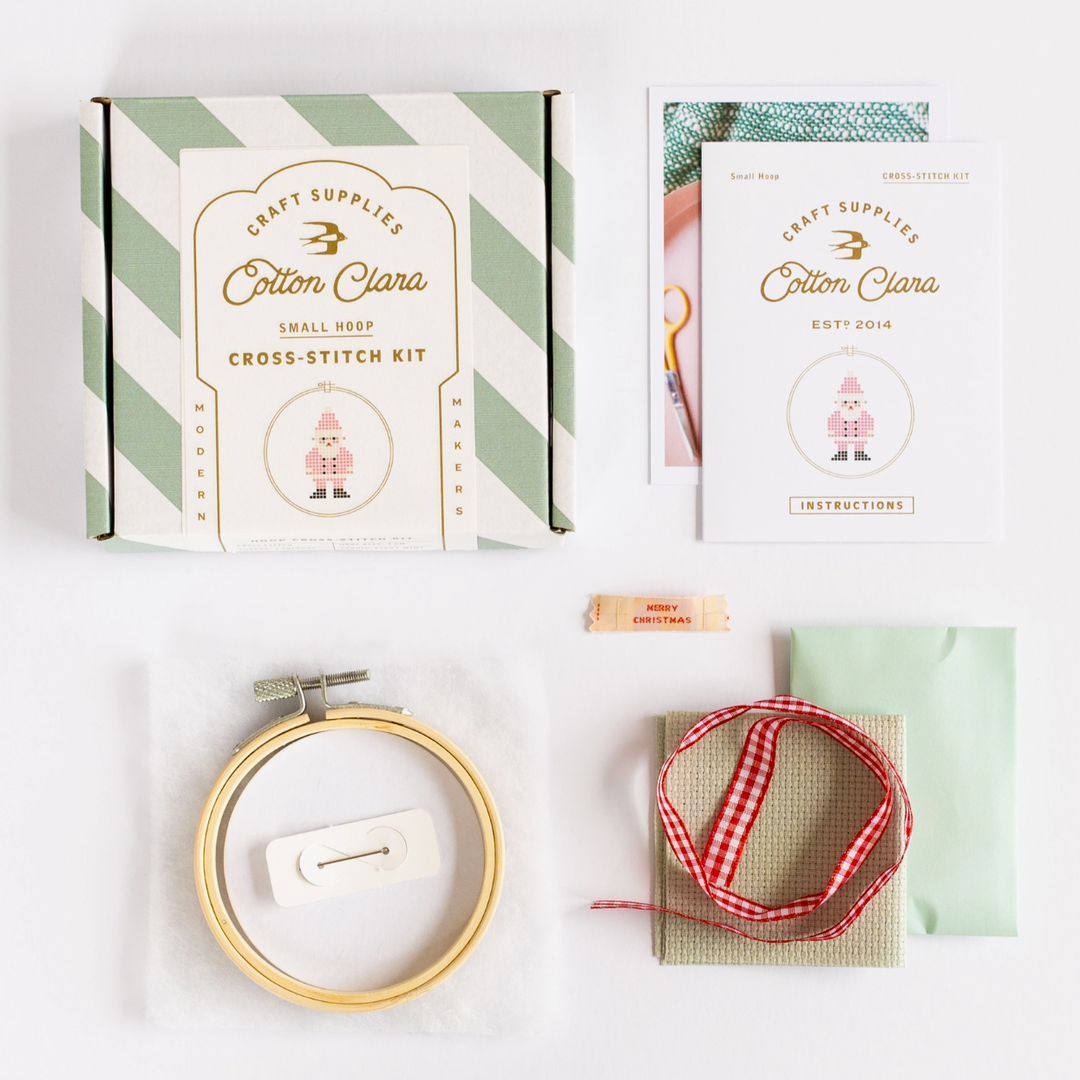 Santa Cross Stitch Kit