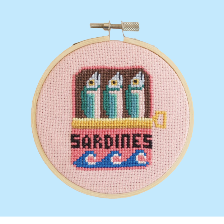 Sardines Cross Stitch Kit