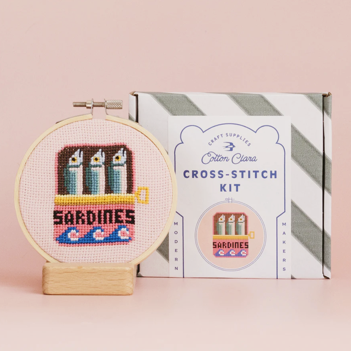 Sardines Cross Stitch Kit