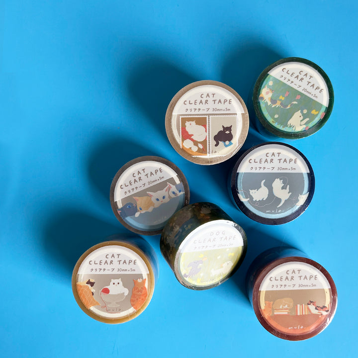 Cats and Dogs Clear Tape