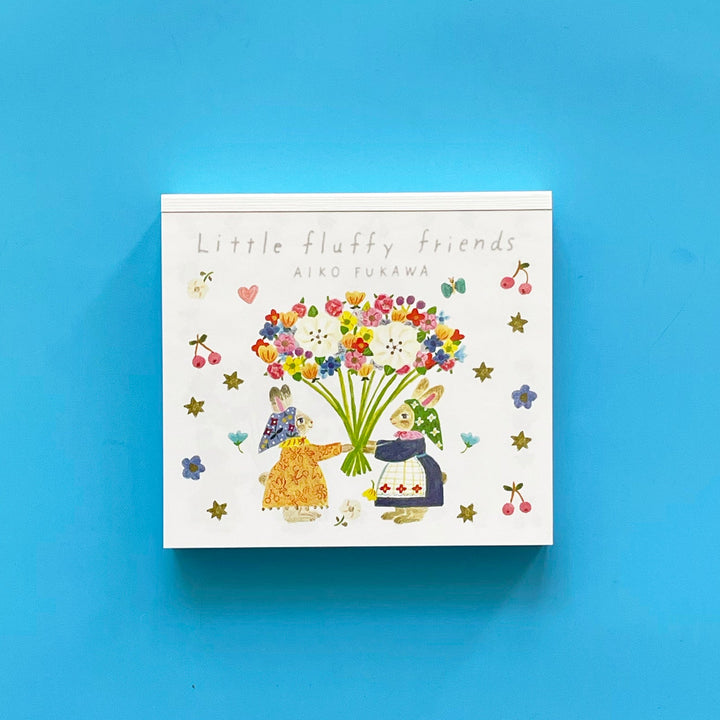 Aiko Fukawa Little Fluffy Friends Block Memo Pad