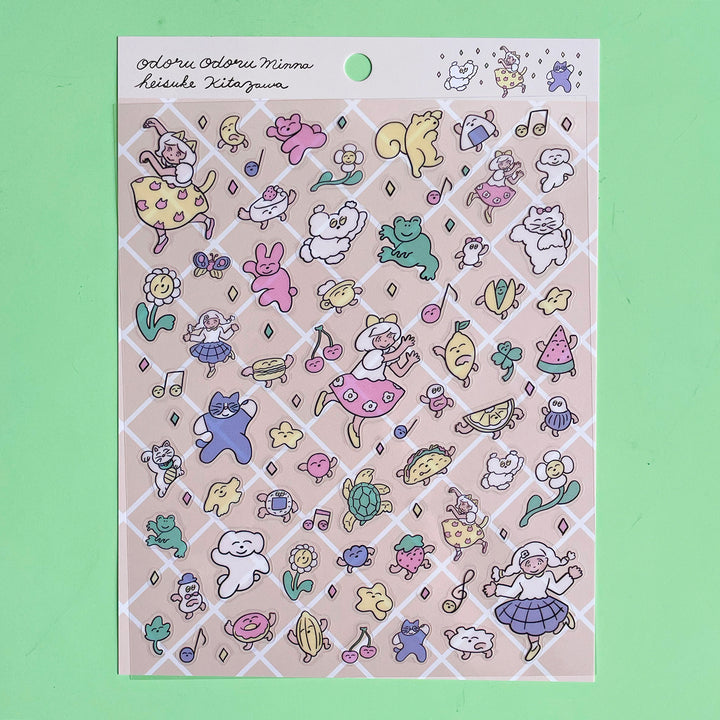 Heisuke Kitazawa Sticker Set