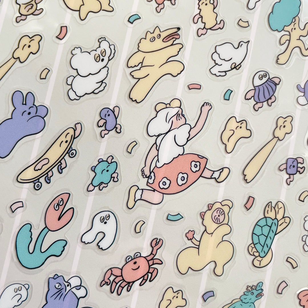 Heisuke Kitazawa Sticker Set