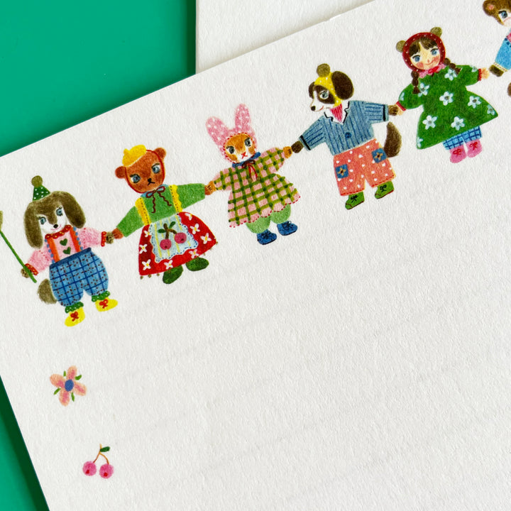 Aiko Fukawa Holding Paws Letter Set