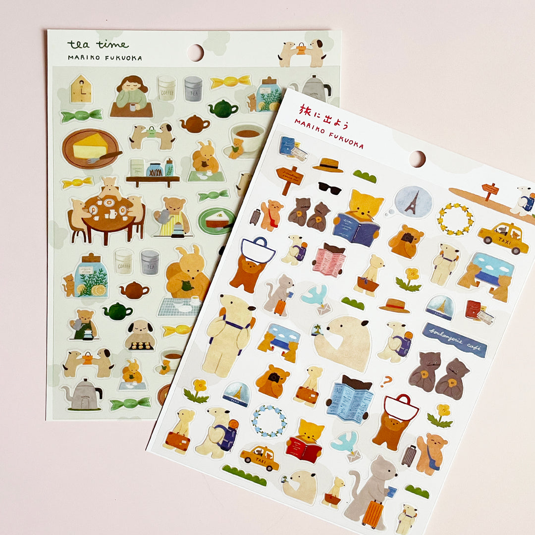 Mariko Fukuoka Sticker Set