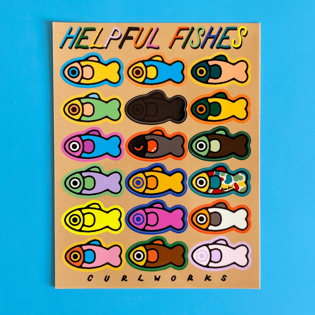 Helpful Fishes Sticker Sheet