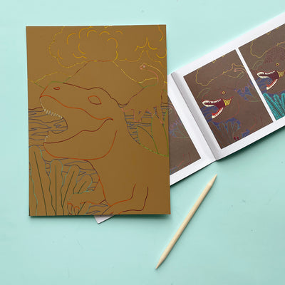 Dinosaur Scratch Cards