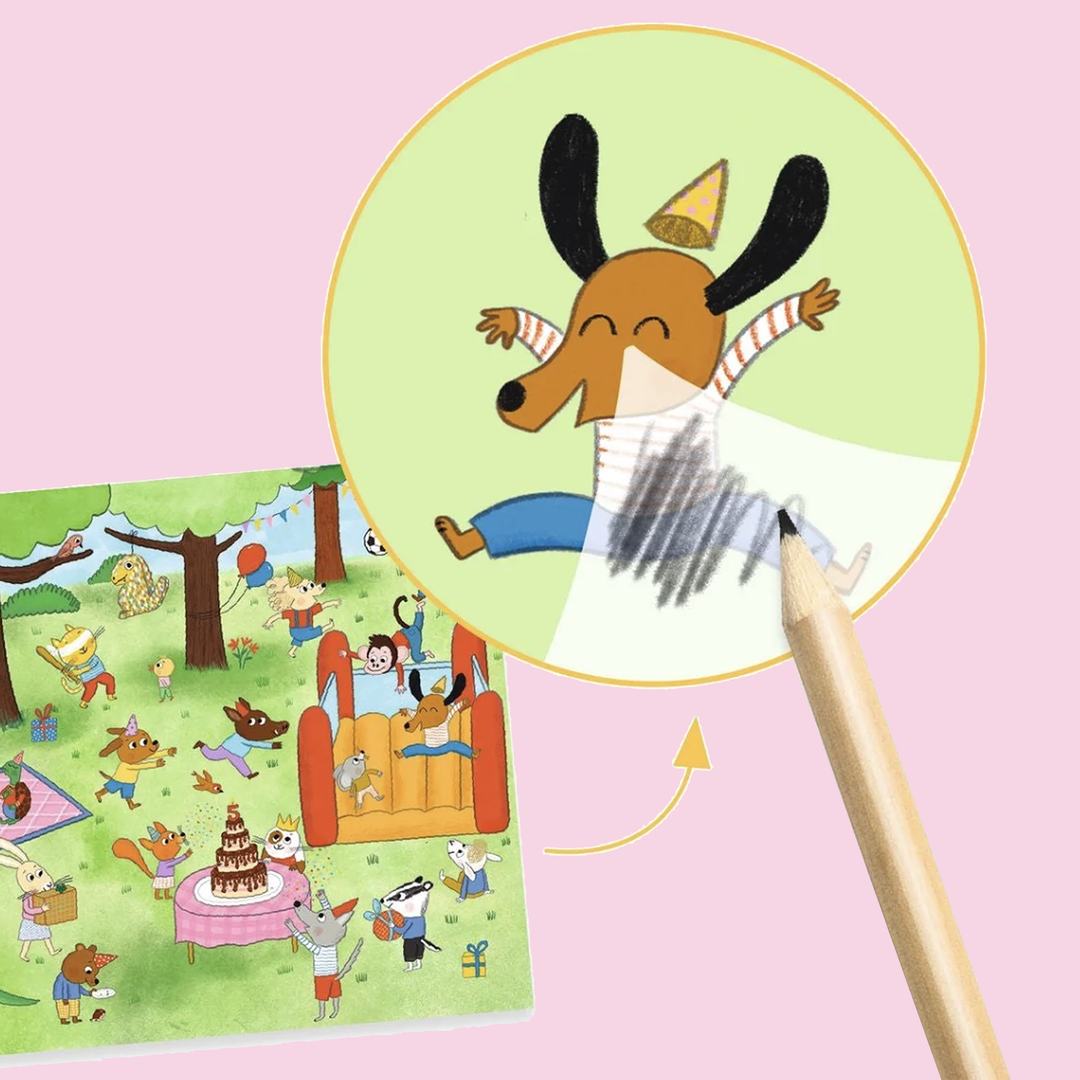 Animal Party Rub-On Transfer Kit