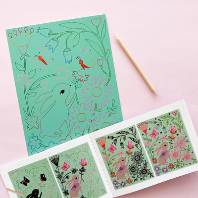 Spring Animals Scratch Cards